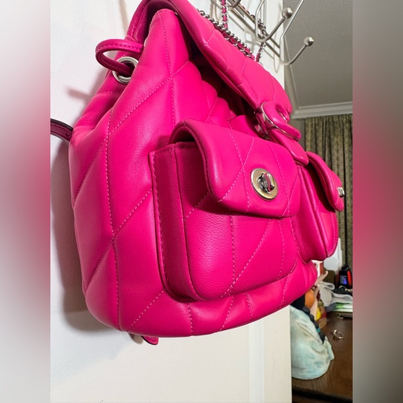 RARE Dragon Fruit Coach Pillow Madison Backpack - FULL SET - Picture 5 of 15